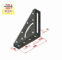 Rohový úhelník L 200×200×50 – příslušenství pro 3D svařovací stoly S16